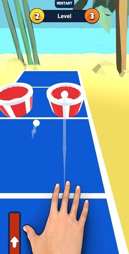乒乓球弹入水杯截图(3)