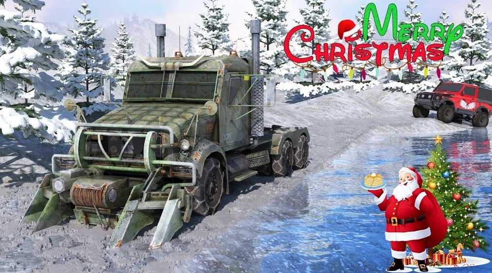 圣诞雪地卡车模拟器截图(2)