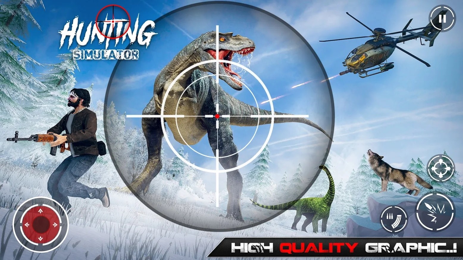 侏罗纪恐龙狩猎狙击截图(1)