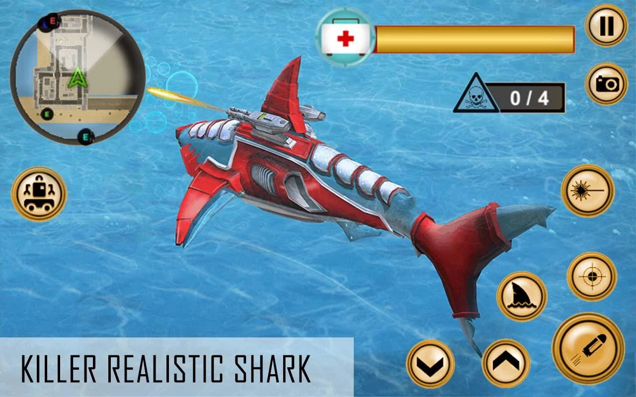 鲨鱼变形金刚模拟器截图(2)