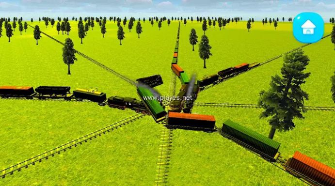 火车碰撞铁路截图(1)