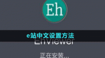 e站中文设置方法