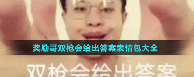 奖励哥双枪会给出答案表情包大全