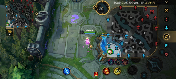 《英雄联盟手游》标记地图方法攻略