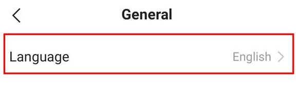 《快手》英文调成中文方法