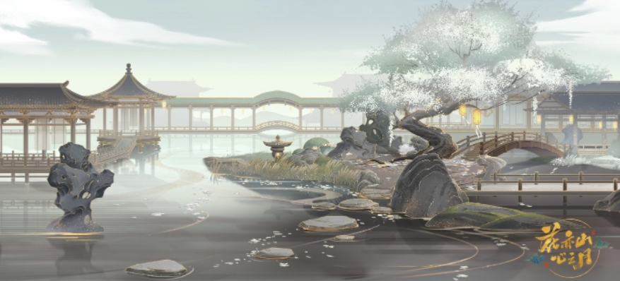 沉浸式剧情手游《花亦山心之月》事前登录即将开启华丽古风、高颜值互动剧情最美皇家书院招生啰！