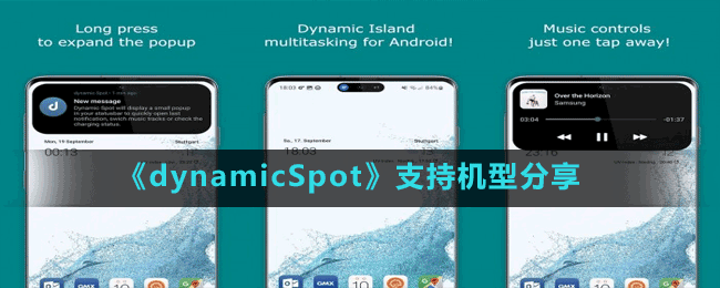 《dynamicSpot》支持机型分享