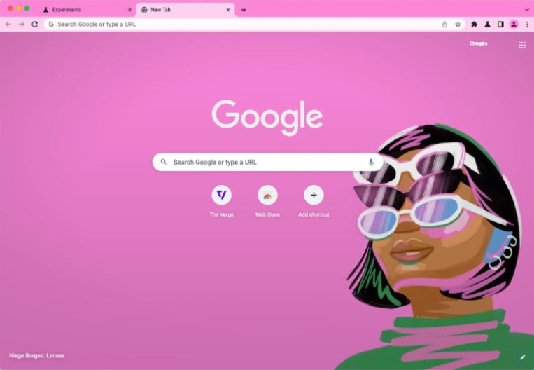 谷歌桌面版 Chrome 浏览器引入 Material You 风格主题，颜色自动跟随壁纸变化