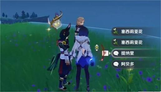 《原神》风花节彩蛋提纳里与阿贝多位置分享