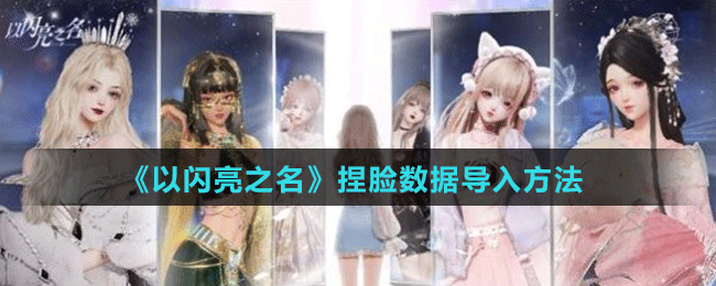《以闪亮之名》捏脸数据导入方法