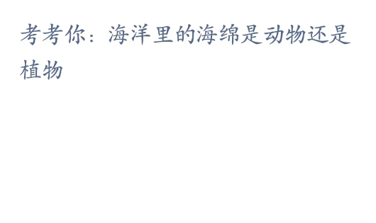 《支付宝》神奇海洋4月7日答案分享