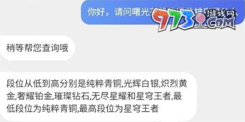 《曙光英雄》段位排序介绍