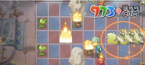 《植物大战僵尸2》芭蕾舞僵尸滑倒方法