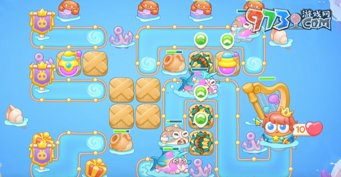 《保卫萝卜4》海的闺女第28关攻略