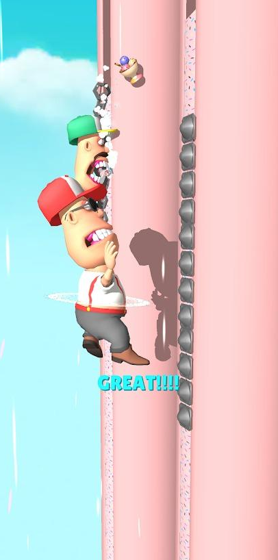 啃墙下落赛截图(3)