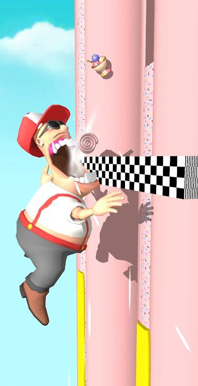 啃墙下落赛截图(1)