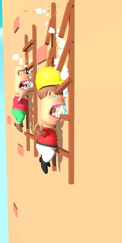 啃墙下落赛截图(4)