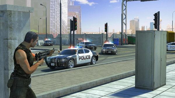 警车追逐任务3D截图(2)