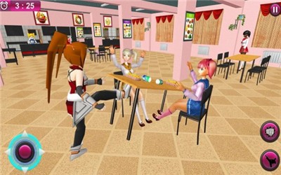 动漫女生高中校园截图(2)