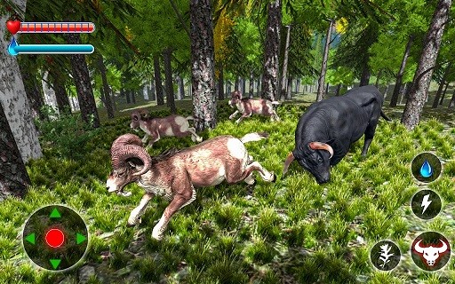 愤怒的公牛攻击捕食者3D截图(2)