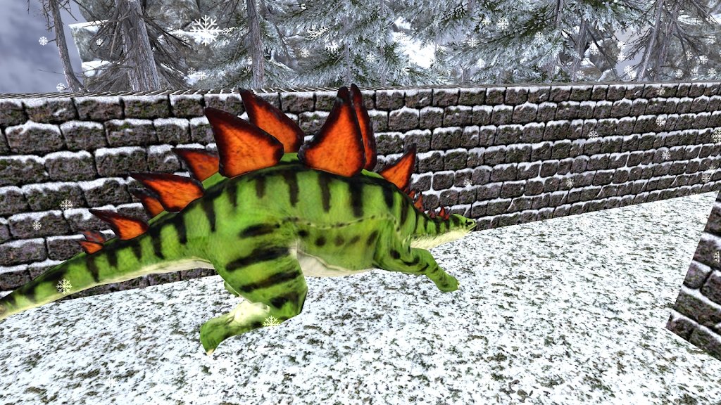 野生恐龙冬季丛林3D截图(4)