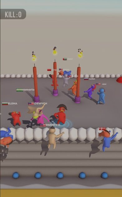 红蓝双人摔跤截图(4)