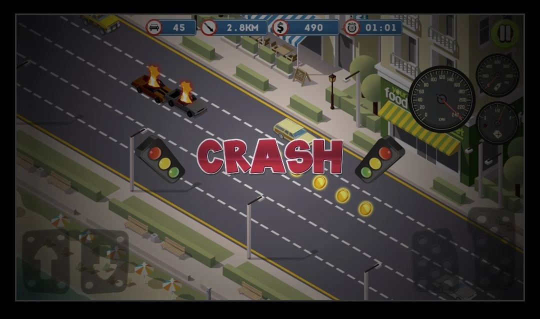 小黄汽车赛车截图(3)