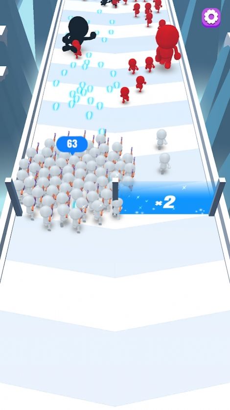 人群竞赛奔跑与枪战3D截图(3)