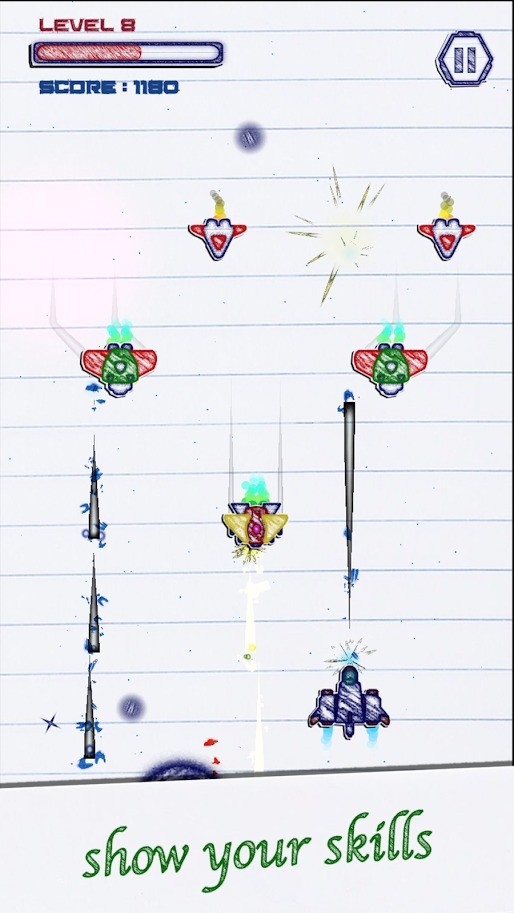 作业本飞机大战截图(2)