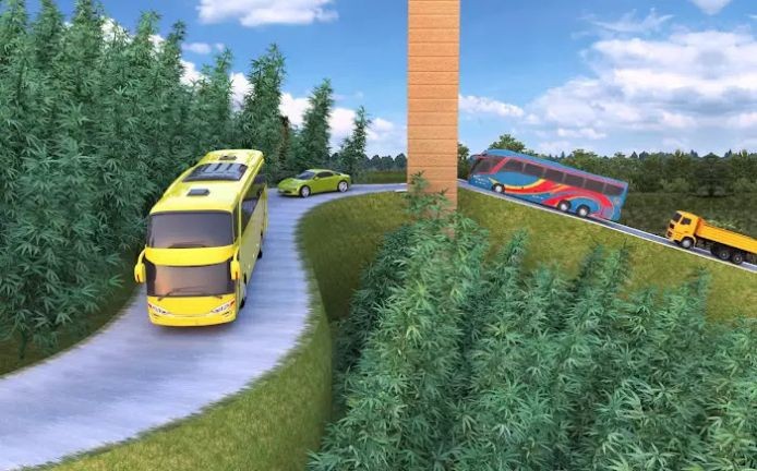 欧洲城市巴士驾驶游戏3D截图(2)