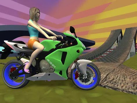 3D摩托车比赛截图(2)