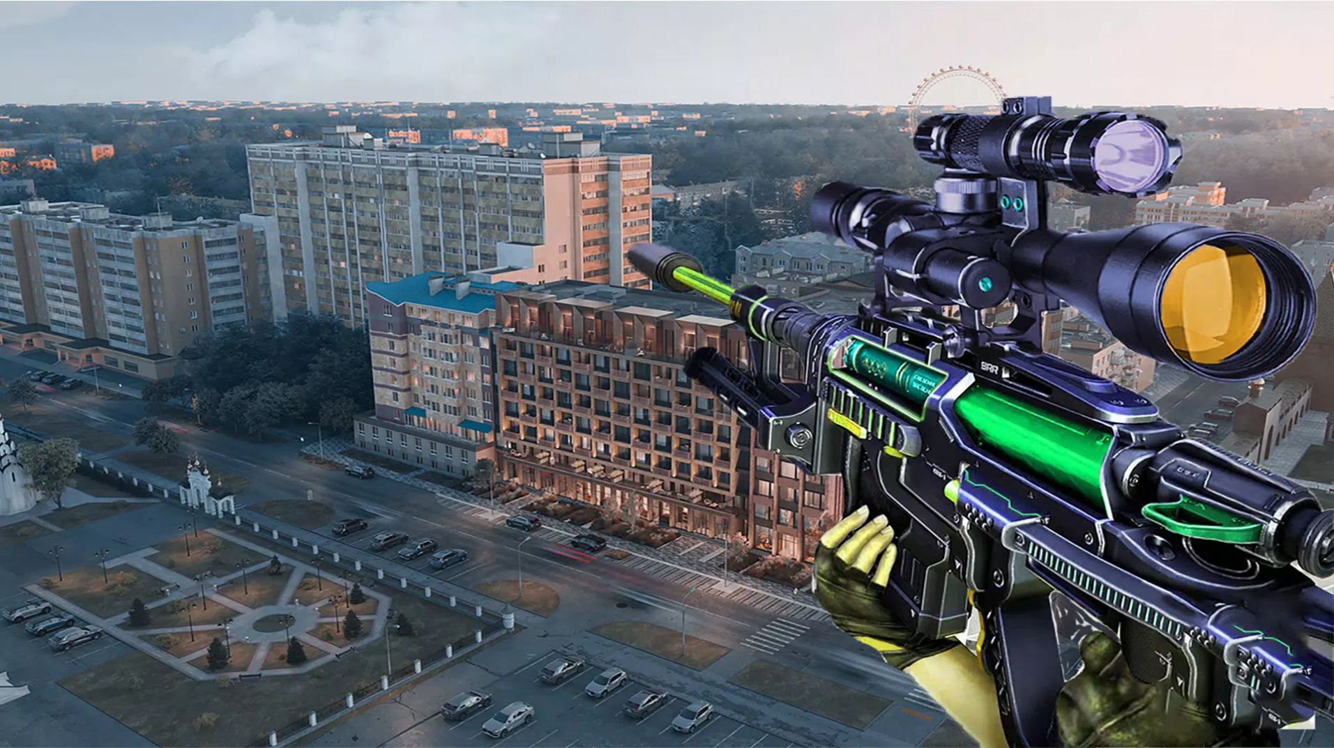 狙击手3d城市射击2022截图(1)