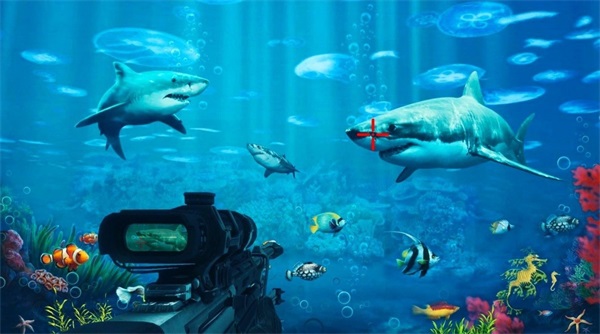 饥饿的巨齿鲨截图(2)