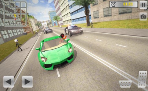 火柴人警车逮捕截图(1)