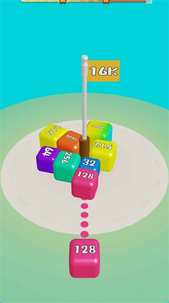 旋转的2048截图(1)