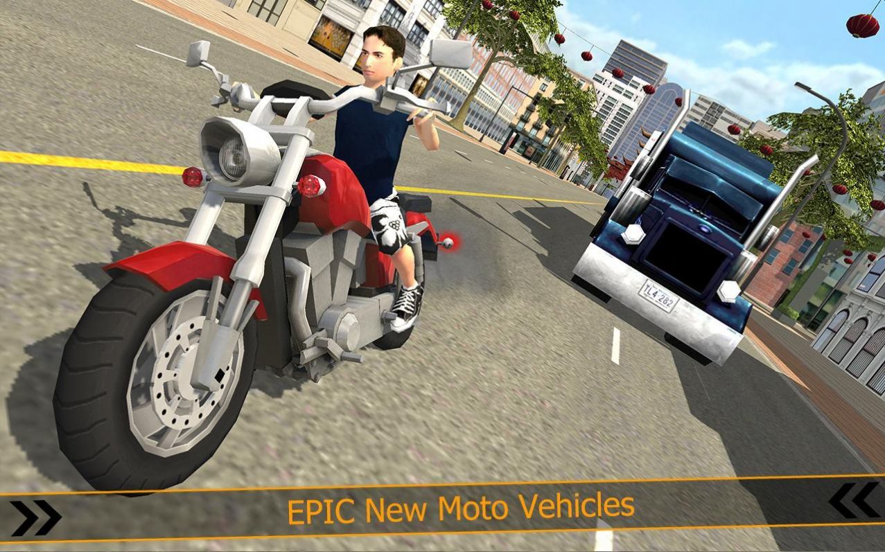 城市摩托驾驶模拟器截图(4)