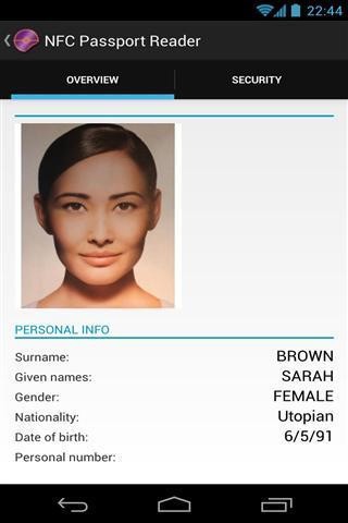 NFC护照阅读器截图(1)