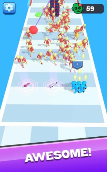 僵尸袭击火柴人战争截图(1)