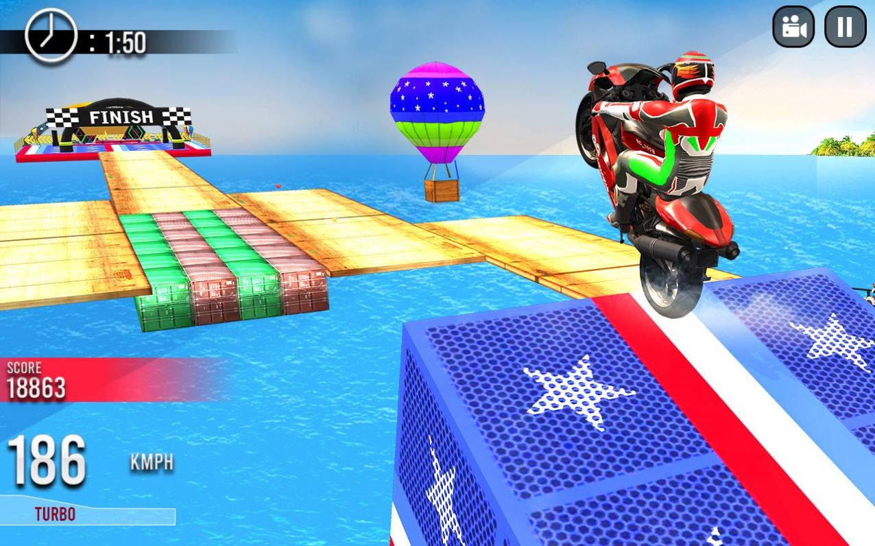 蜘蛛侠摩托车特技截图(2)