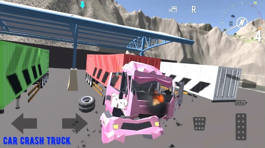 汽车碰撞卡车截图(3)