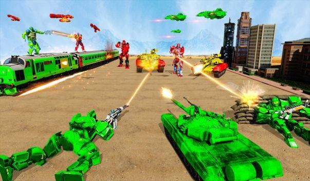 陆军校车机器人汽车截图(3)