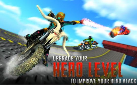 自行车特技超级英雄竞赛3D截图(3)