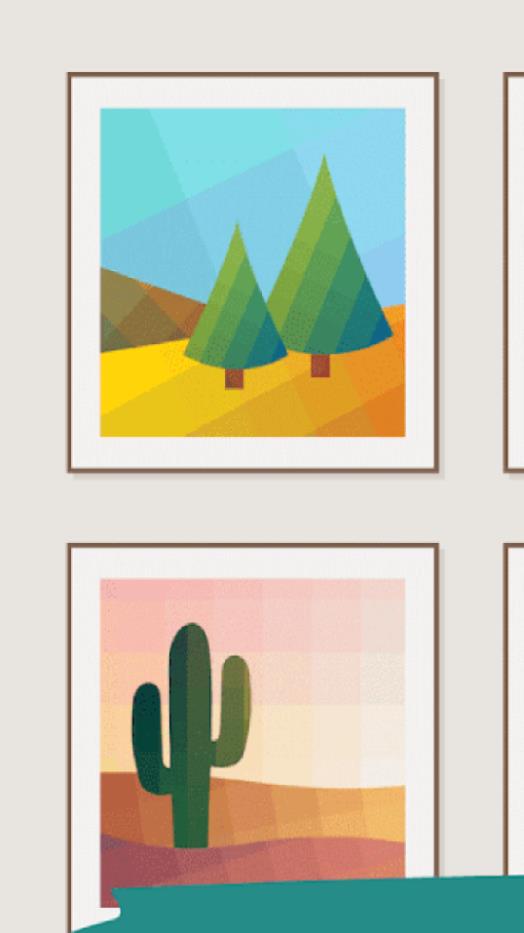 色彩画廊益智拼图截图(1)