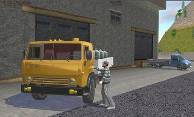 重型卡车司机模拟器截图(1)