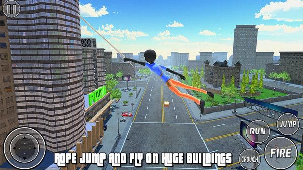 火柴人都市：绳索英雄截图(2)