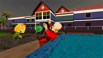 可怕的邻居：海绵宝宝截图(1)