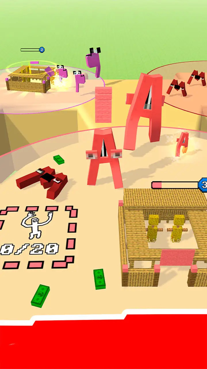 字母塔防大作战1.0版截图(1)