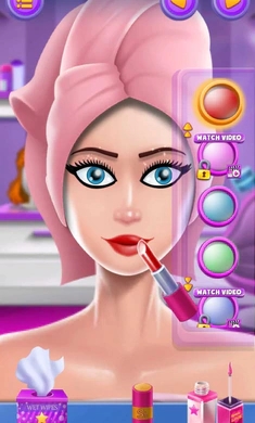 化妆女孩打扮时尚截图(3)