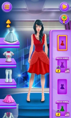 化妆女孩打扮时尚截图(2)