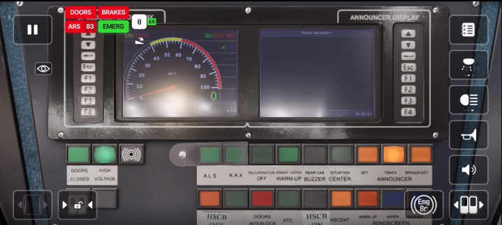 地铁驾驶模拟器截图(2)